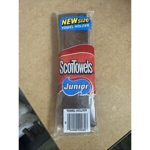 Vintage ScotTowels Junior Brown Paper Towel Holder Hardware 1983 NOS Scott